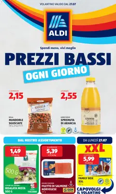 Anteprima dell'opuscolo Aldi volantino dal negozio Aldi valido da 27/07/2026