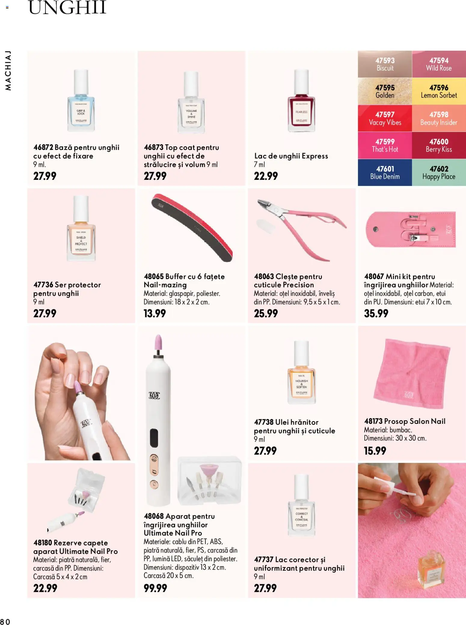Previzualizarea de cataloage: Oriflame Oriflame Catalog 15 2026 valabil de la 11.11.2026 - Lumină, Top, Ulei, Aparat, Top coat, Cablu, Lac de unghii, Carcasă