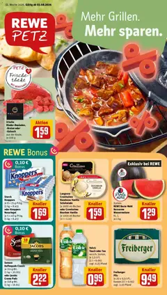 Vorschau von dem Prospekt des Geschäftes Rewe, gültig ab dem 03.08.2026