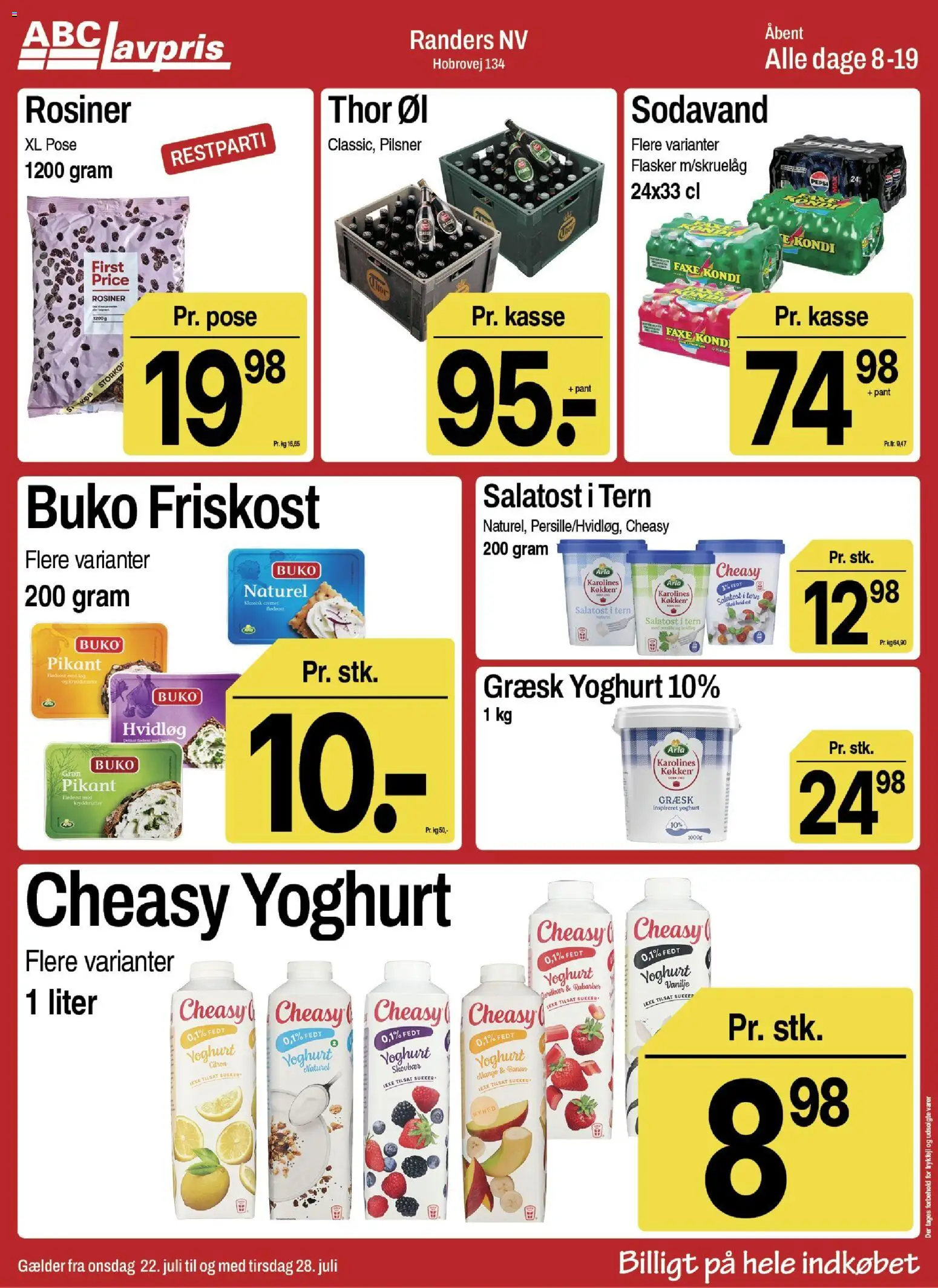 Eksempel på tilbudsavis Abc Lavpris - Tilbudsavis fra butik Abc Lavpris gyldig fra 22/07/2026