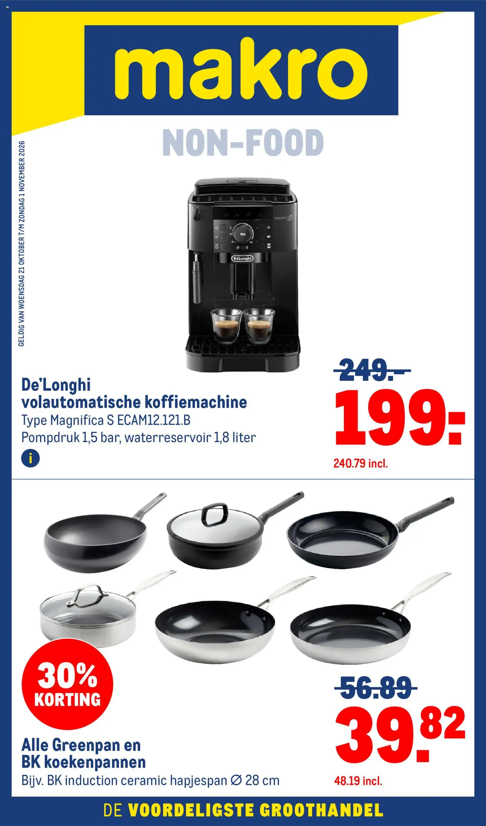 Voorbeeld van Makro folder - Non food van winkel Makro geldig vanaf 21-10-2026