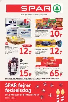 Eksempel på tilbudsavis Spar - Tilbudsavis uge 38 fra butik Spar gyldig fra 11/09/2026