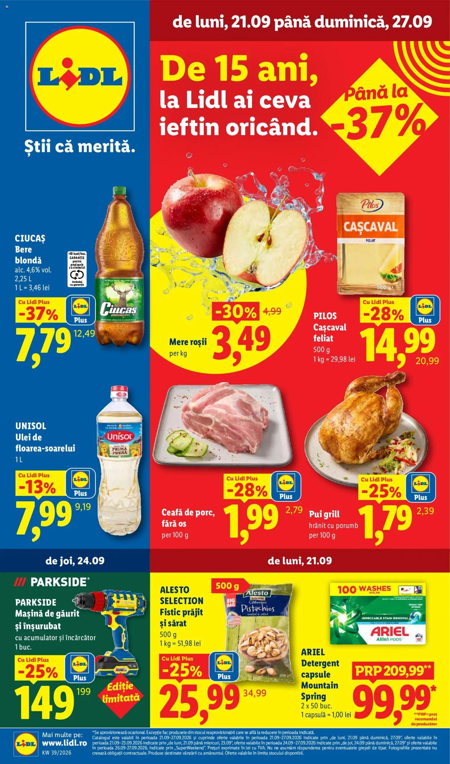 Previzualizarea de cataloage: Lidl Lidl Catalog valabil de la 21.09.2026