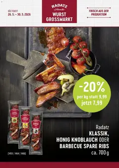 Vorschau der Angebote: Radatz Radatz Spare Ribs gültig ab 26.05.2026
