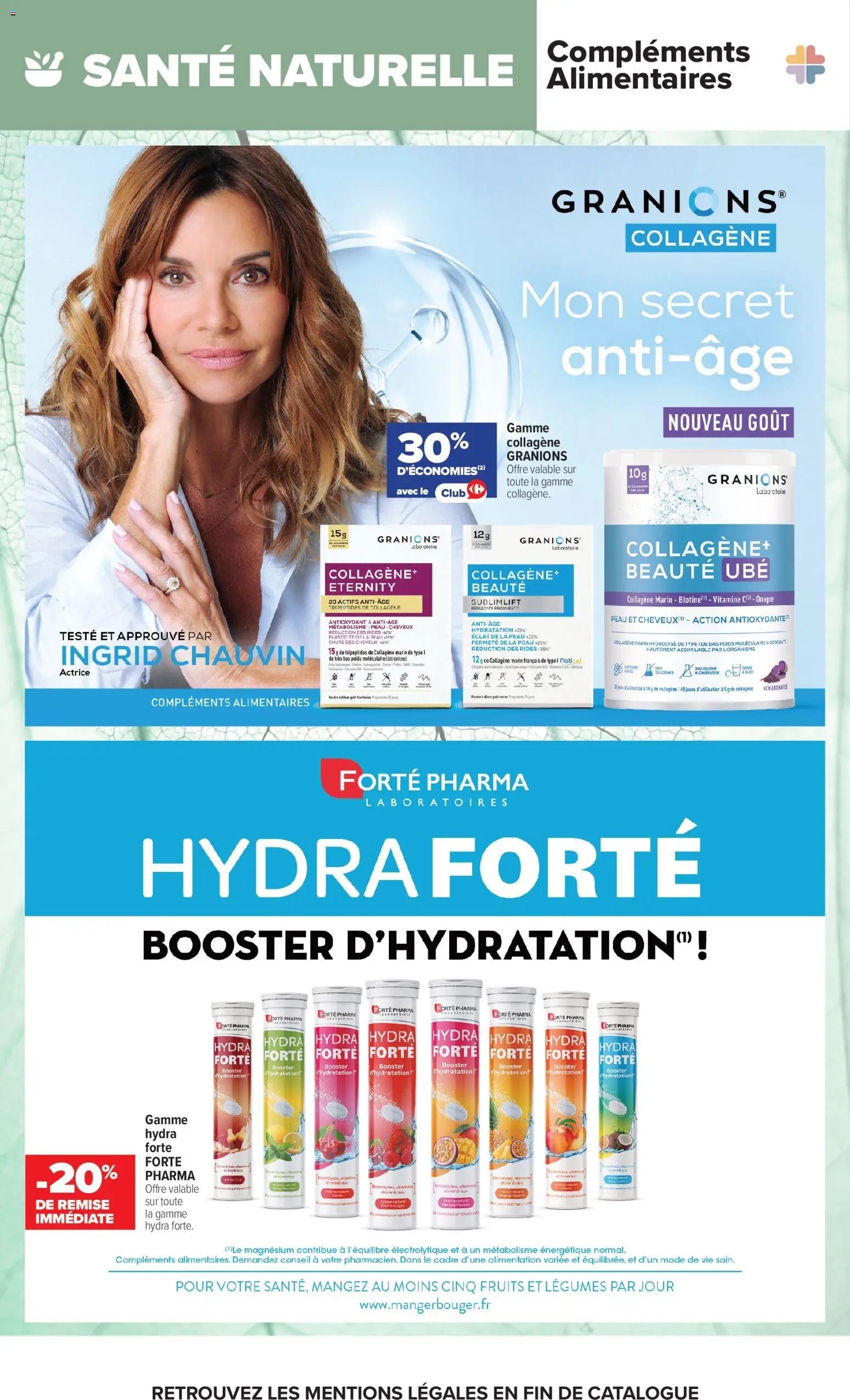 Prévisualisation de Carrefour Parapharmacie, beauté, santé, bein-être du magasin Carrefour formulaire valide 25/08/2026 - Alimentation, Fruits, Cadre, Cerise, Poids
