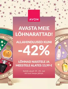 AVON kliendilehe eelvaade alates 18.05.2026