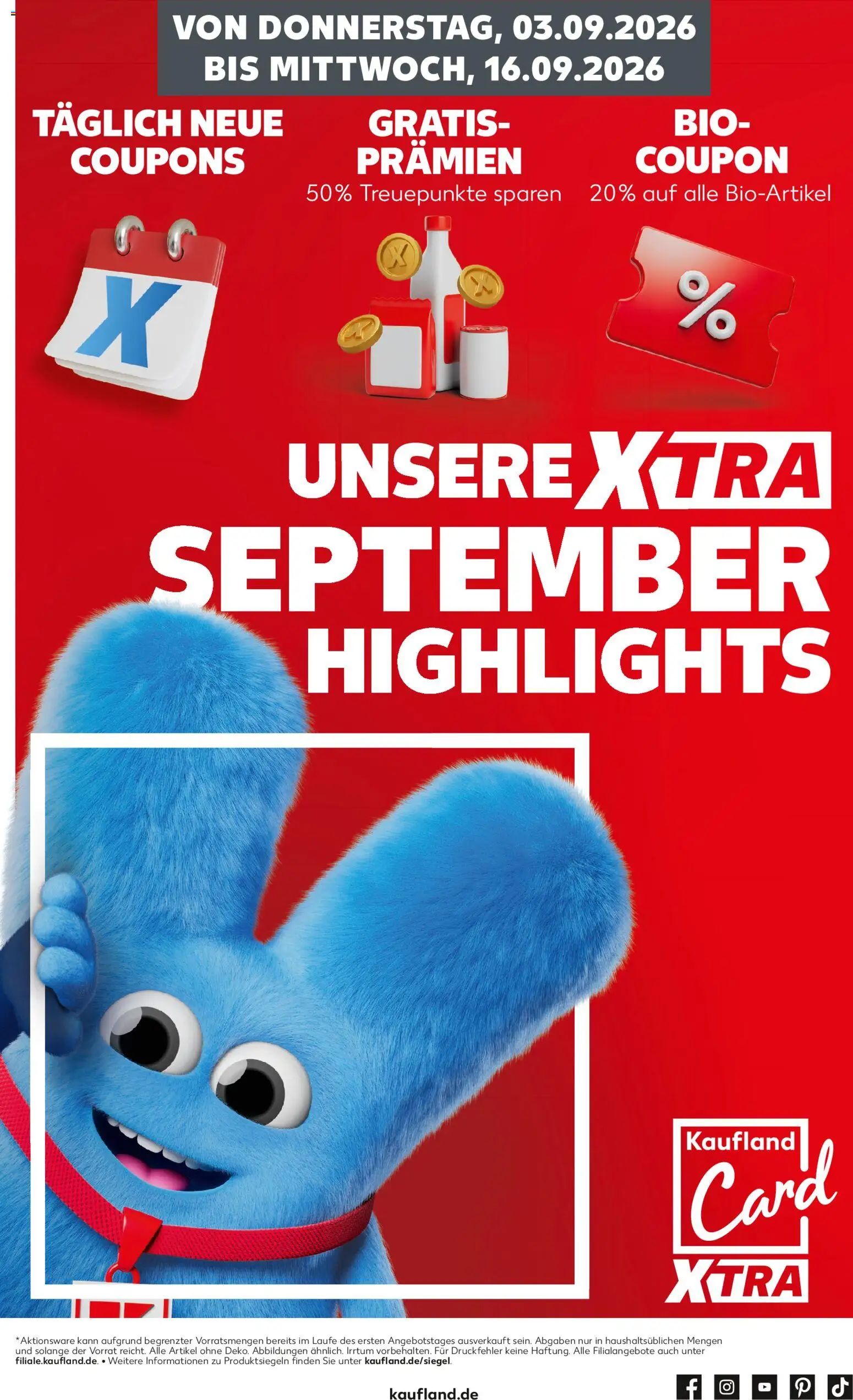 Voorbeeld van Kaufland DE -DE Folder van winkel Kaufland DE geldig vanaf 03-09-2026