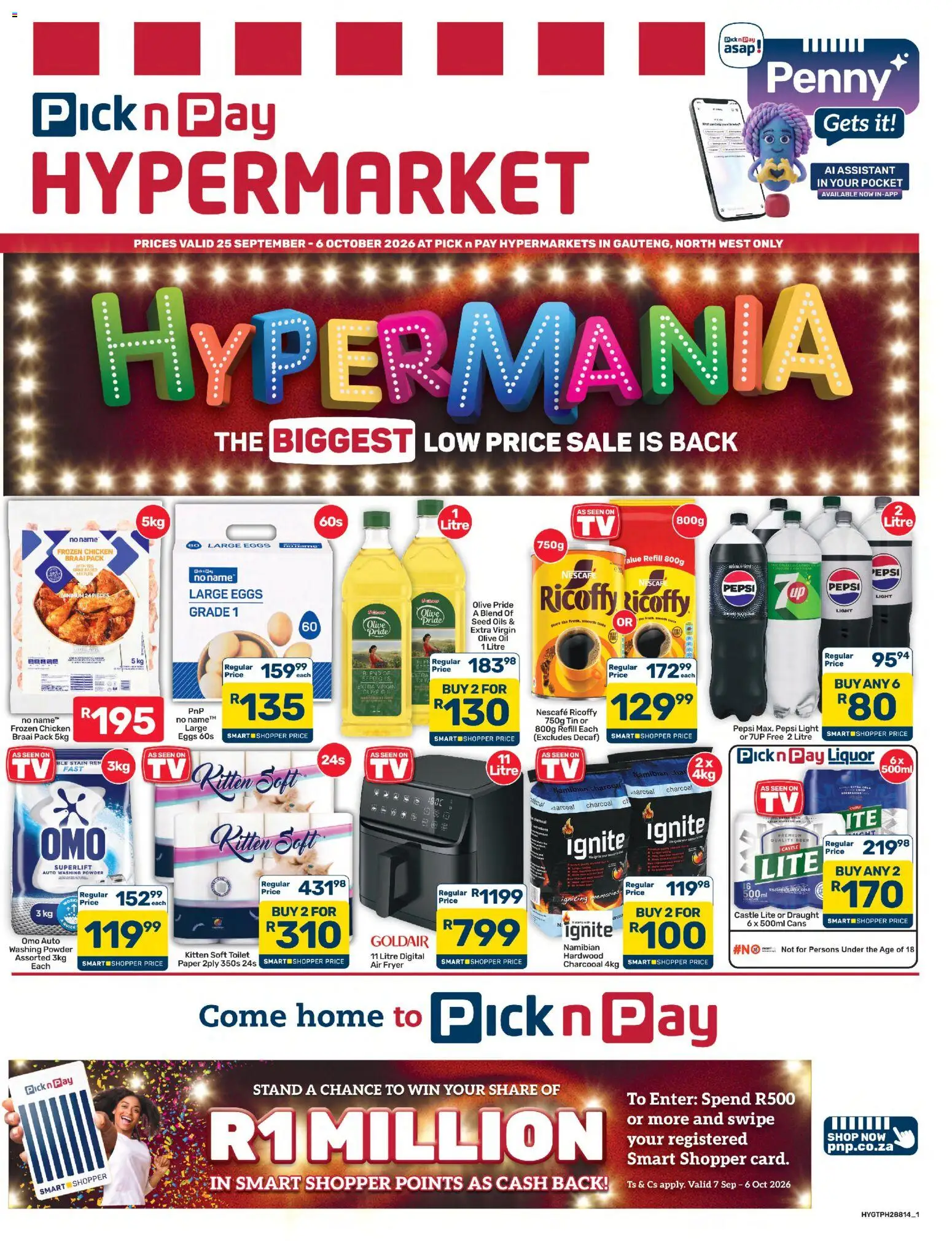 Preview of Pick n Pay flyer valid from 25/09/2026