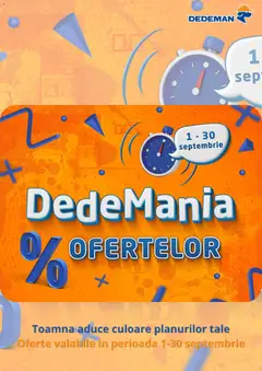 Previzualizarea de cataloage: Dedeman Dedeman Catalog valabil de la 01.09.2026
