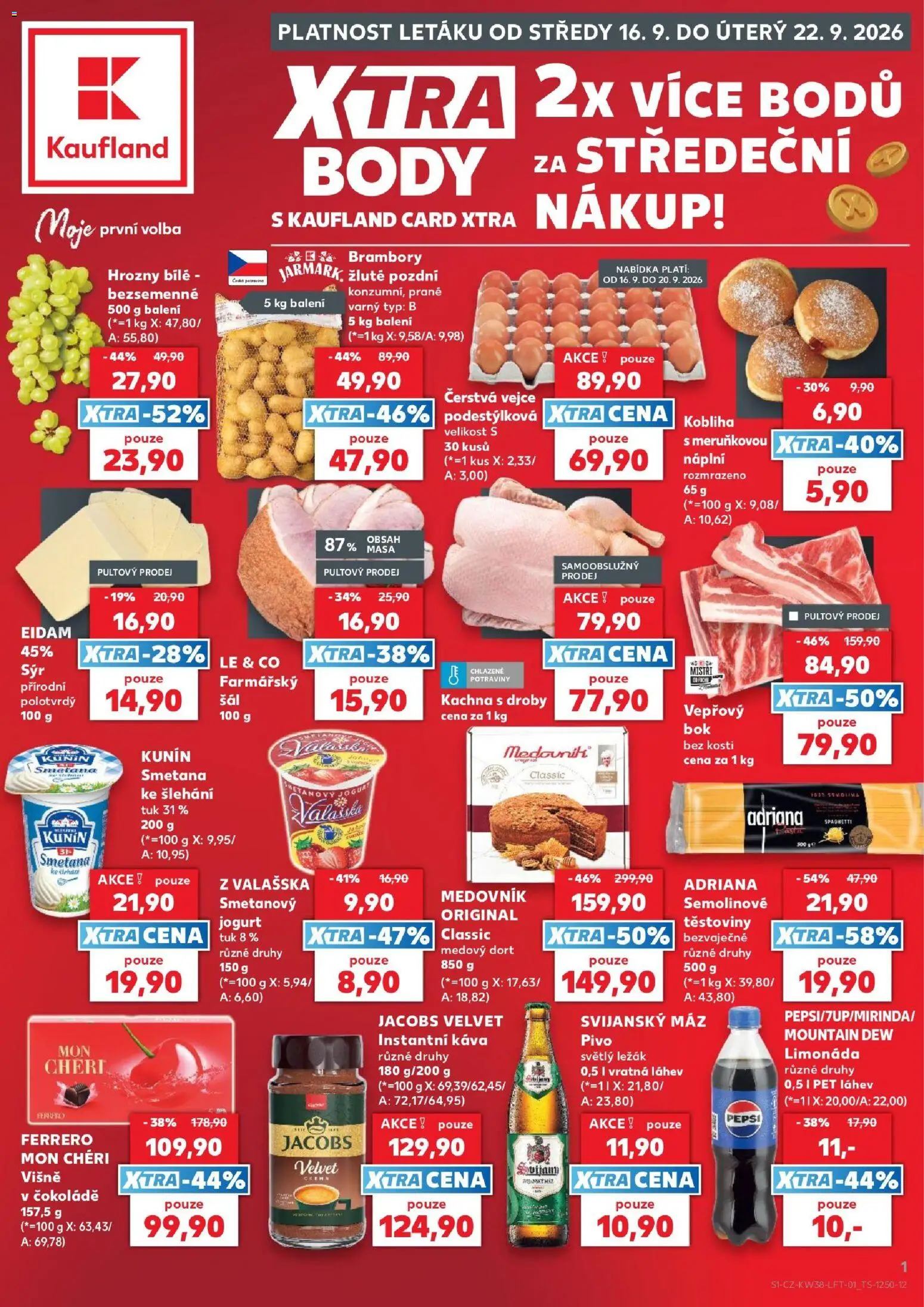 Náhled nabídky: Kaufland Kaufland leták - Kolín platný od 16.09.2026