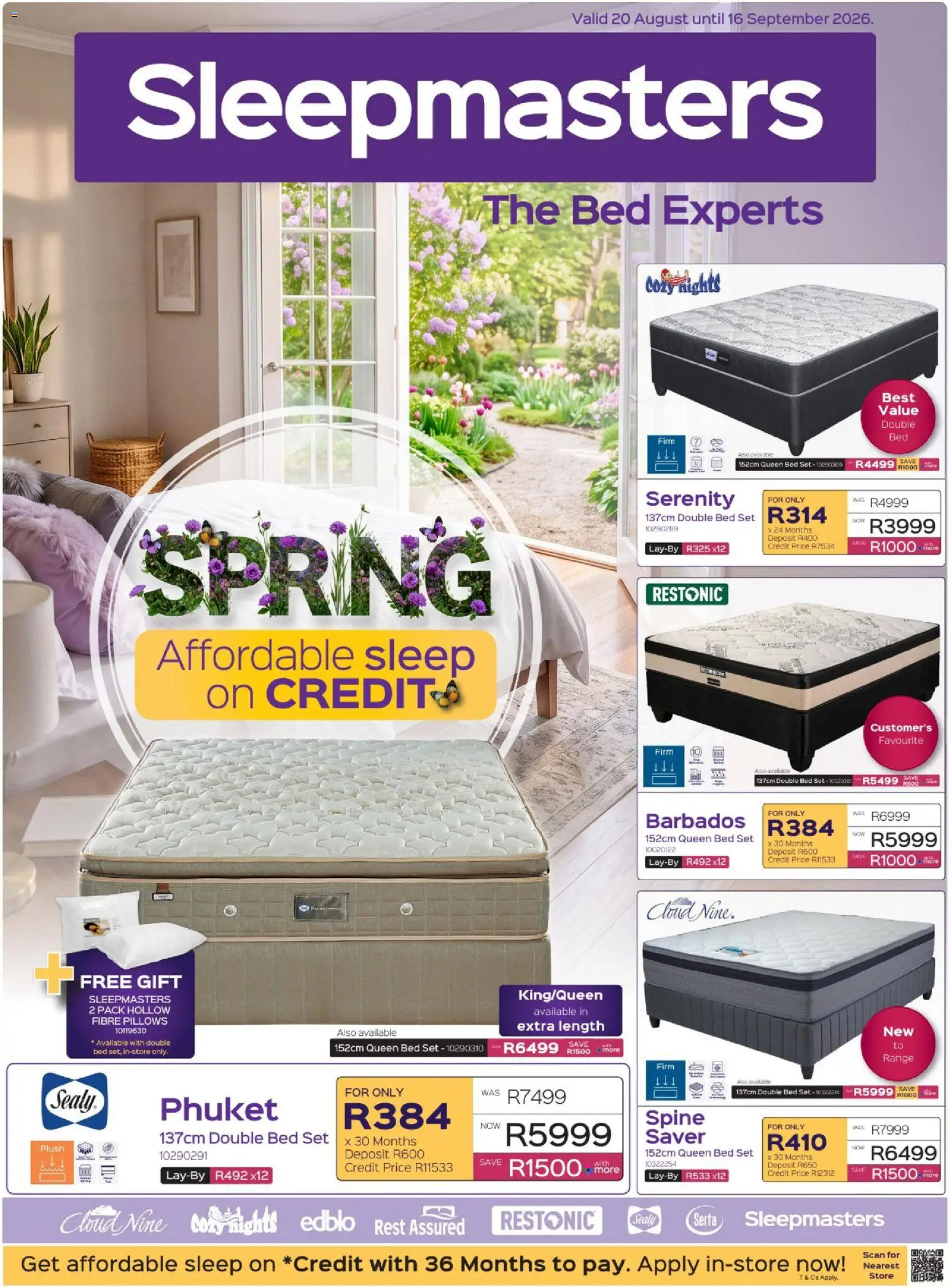Preview of Sleepmasters flyer valid from 20/08/2026