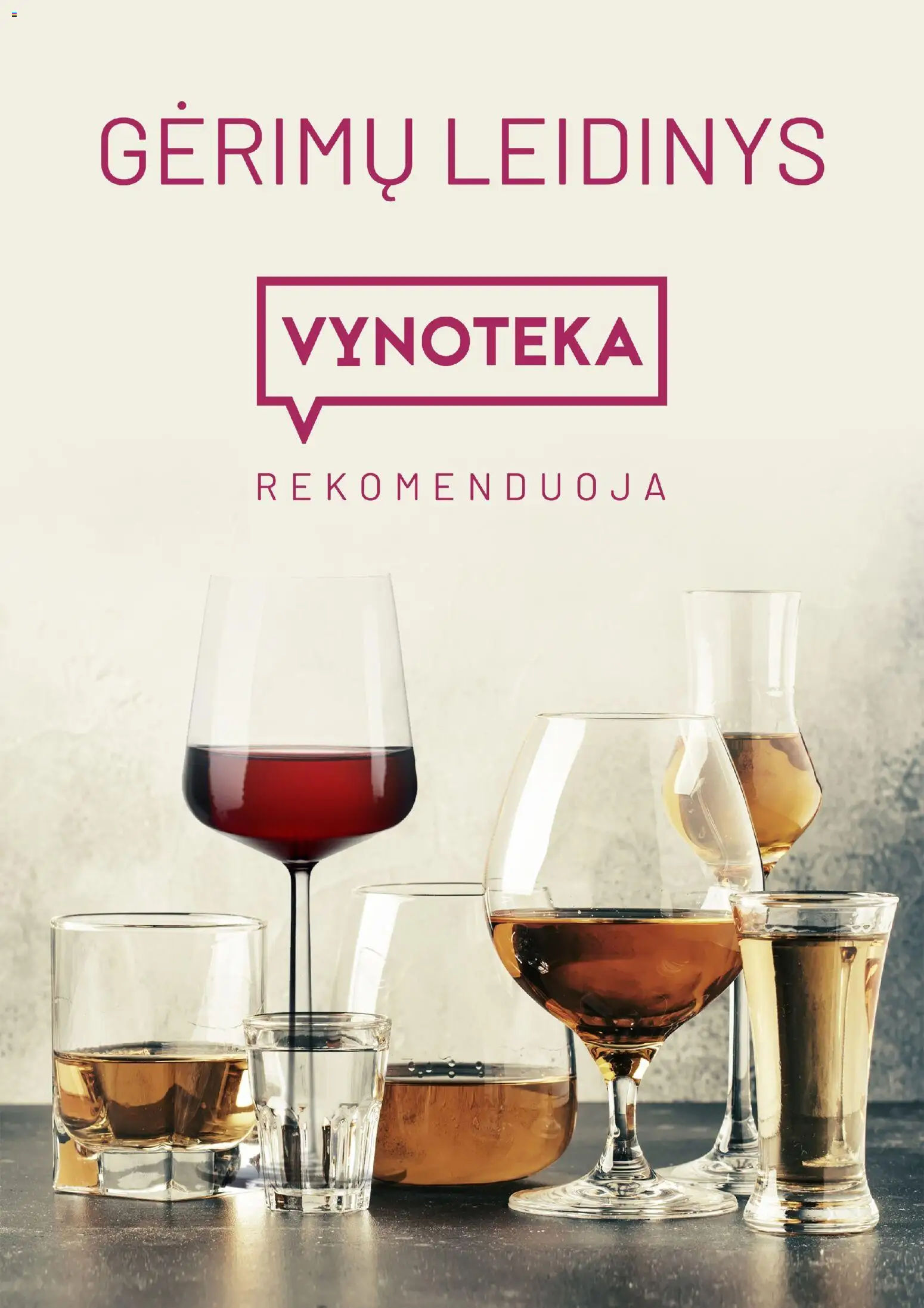 VYNOTEKA parduotuvės leidinio VYNOTEKA leidinys - Gėrimų galiojančio nuo 2026.08.10 peržiūra