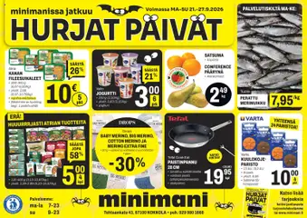 Kaupan Minimani Minimani tarjoukset - Kokkola esikatselu, voimassa 21/09/2026