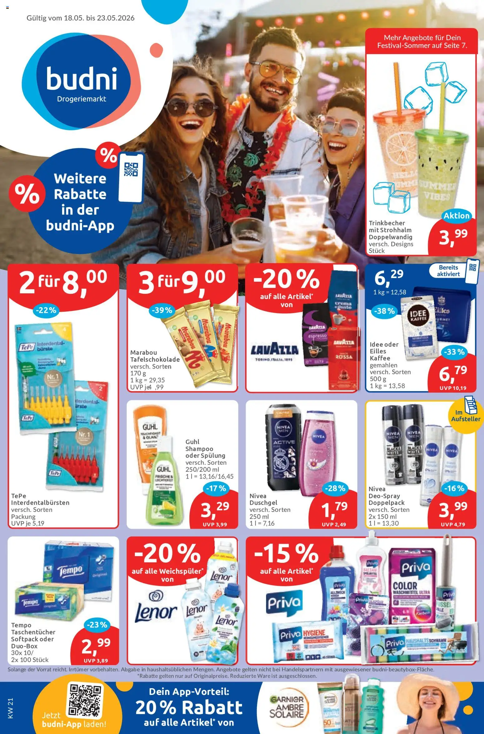 Vorschau von dem Prospekt des Geschäftes Budni, gültig ab dem 18.05.2026