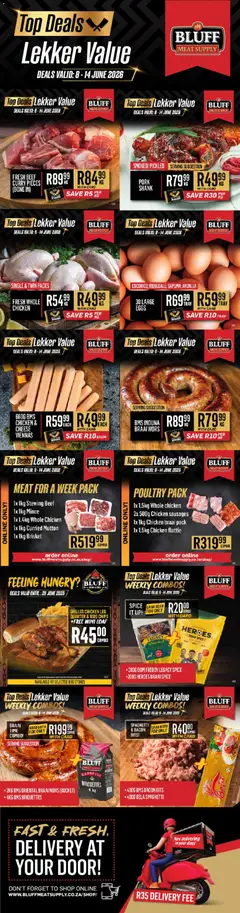 Preview of Bluff Meat Supply flyer valid from 08/06/2026