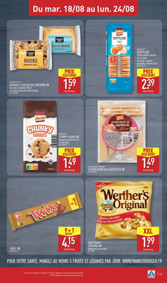 Nouveau catalogue Aldi à partir du 18/08