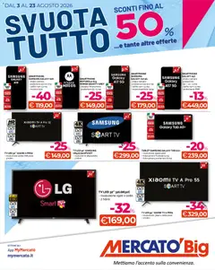 Anteprima dell'opuscolo Mercatò volantino Big Svuota Tutto dal negozio Mercatò valido da 03/08/2026