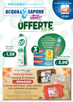 Anteprima dell'opuscolo Acqua e Sapone volantino dal negozio Acqua e Sapone valido da 20/09/2026