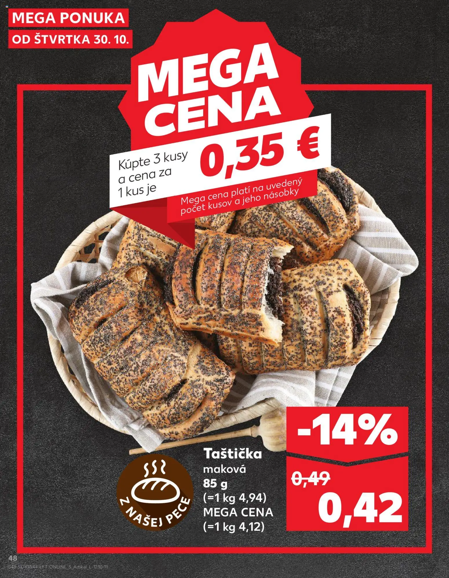 Náhľad Kaufland letáku platného od 30.10.2025 - Kel