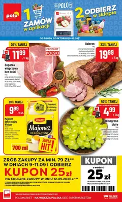 Pogląd gazetki "POLOmarket gazetka" ze sklepu POLOmarket ważnej od 09.09.2026