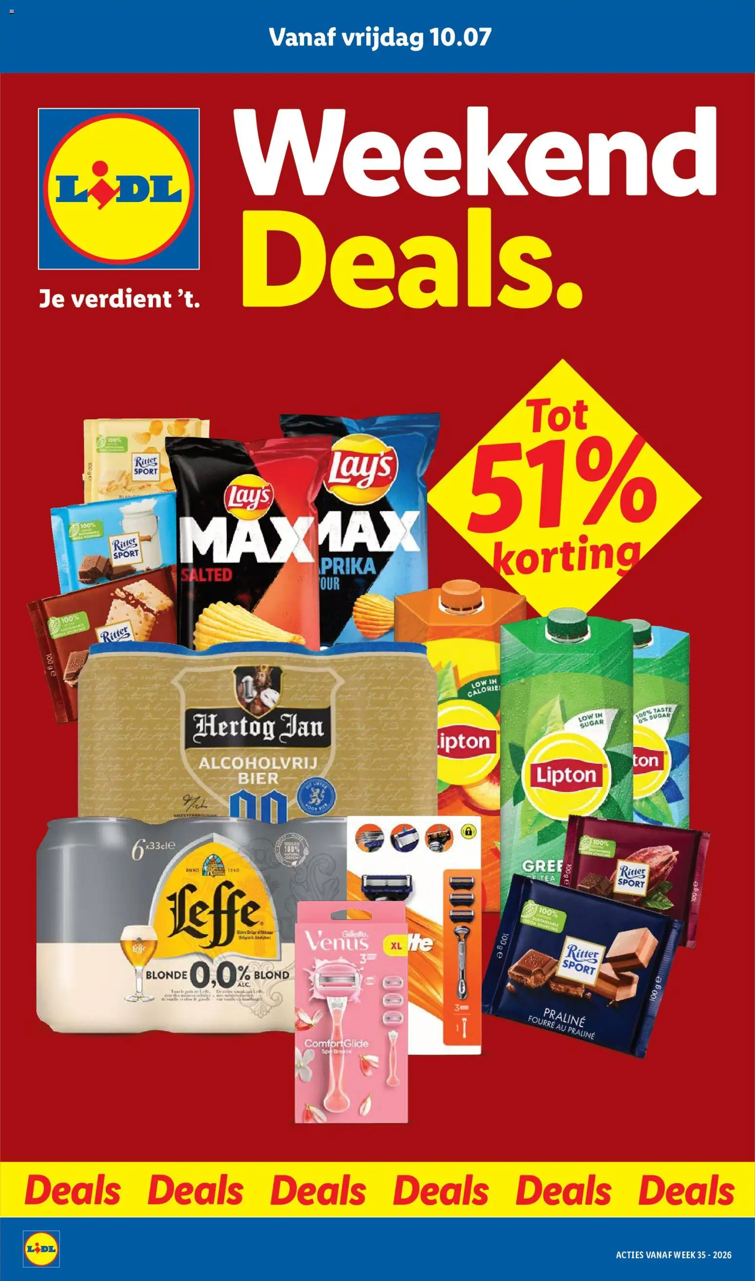 Voorbeeld van Lidl folder - Weekenddeals van winkel Lidl geldig vanaf 28-08-2026