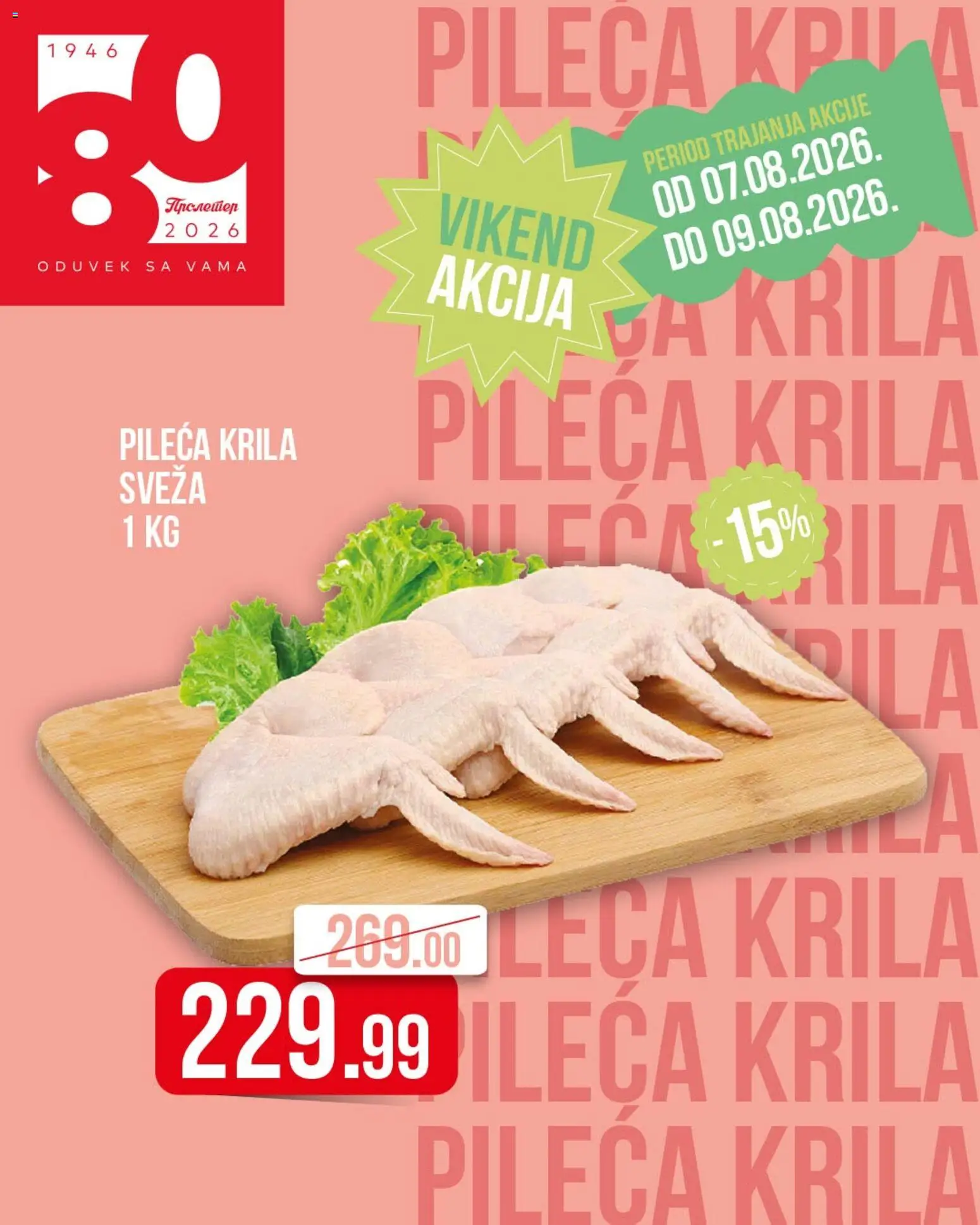 Pregled Metalac Proleter kataloga - važi od 07.08.2026