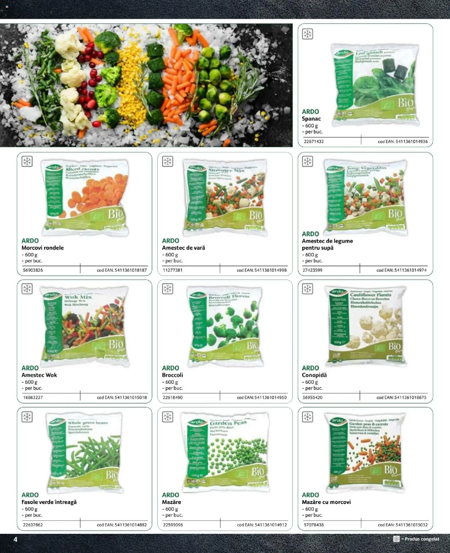 Previzualizarea de cataloage: Selgros Catalog - Bio valabil de la 09.02.2024 - Legume, Fasole verde, Morcovi, Conopidă, Mazăre