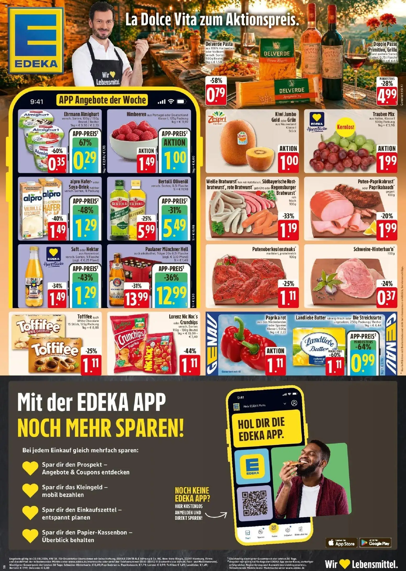 Vorschau von dem Prospekt des Geschäftes Edeka, gültig ab dem 20.08.2026
