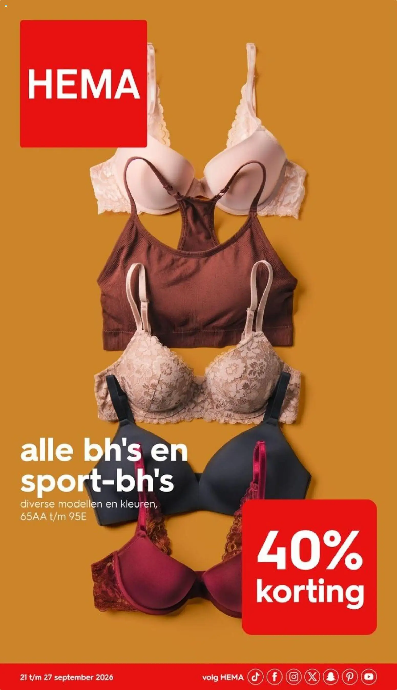 Voorbeeld van Hema folder van winkel Hema geldig vanaf 21-09-2026