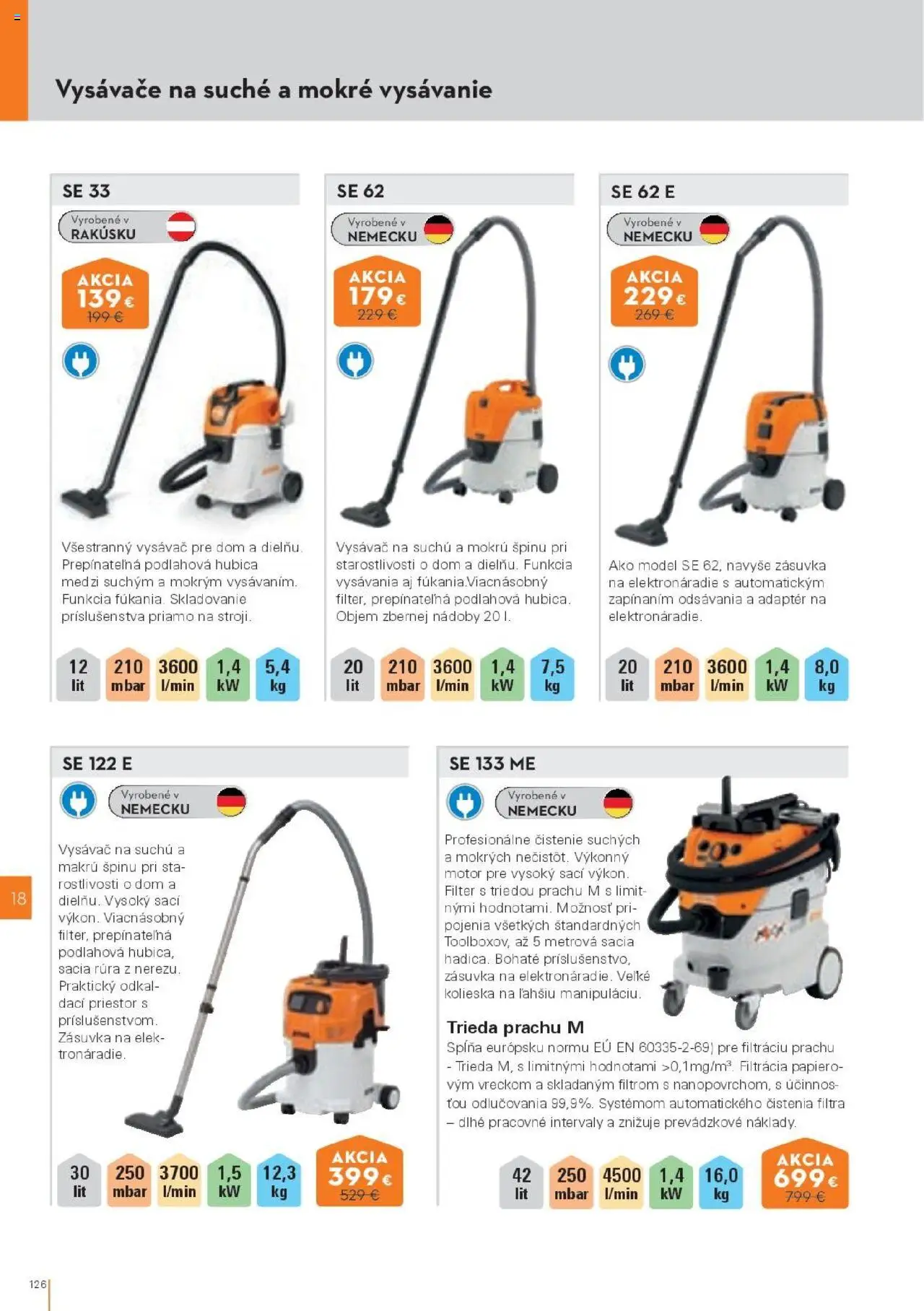 Náhľad STIHL letáku platného od 29.09.2025 - Vysávač, Vysávače, Zásuvka, Rúra, Adaptér, Filtrácia