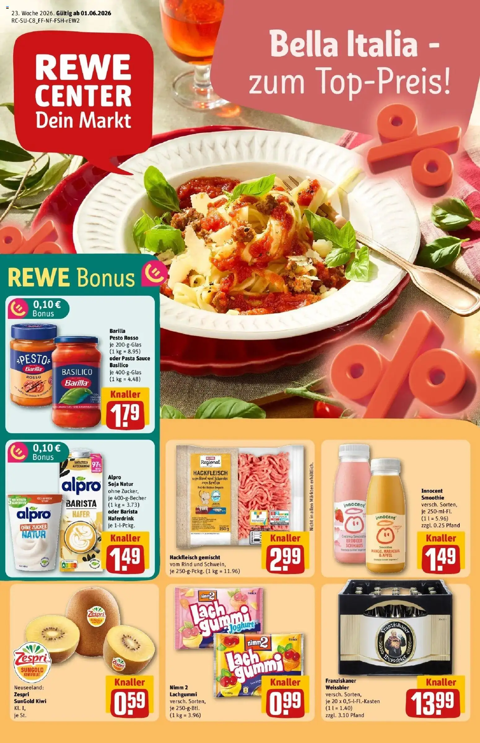 Vorschau von dem Prospekt des Geschäftes Rewe, gültig ab dem 01.06.2026