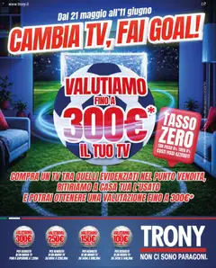 Anteprima dell'opuscolo Trony volantino Calabria dal negozio Trony valido da 21/05/2026