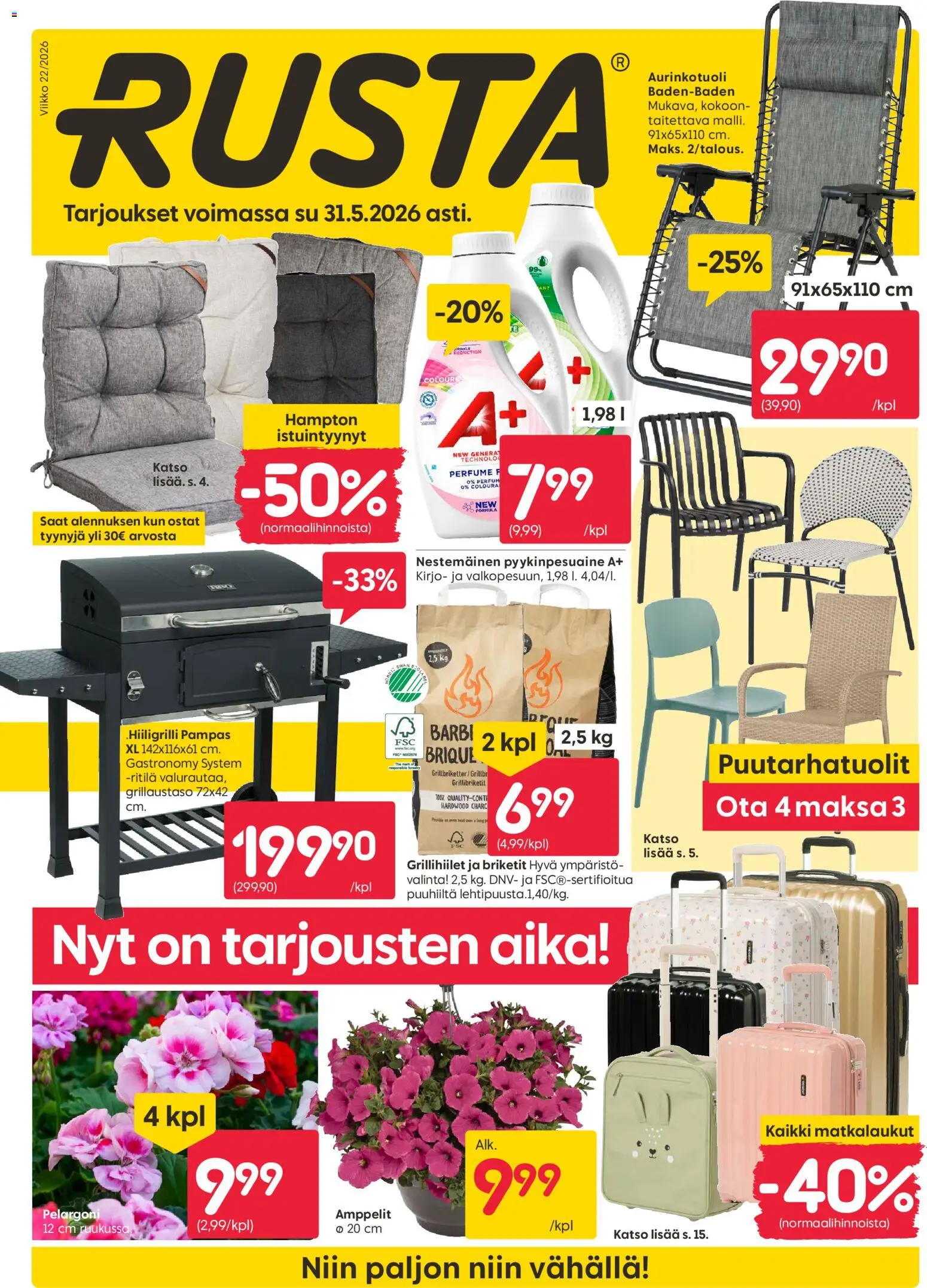 Kaupan Rusta Rusta tarjoukset esikatselu, voimassa 25/05/2026