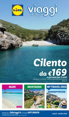 Anteprima dell'opuscolo Lidl volantino Viaggi dal negozio Lidl valido da 01/07/2026