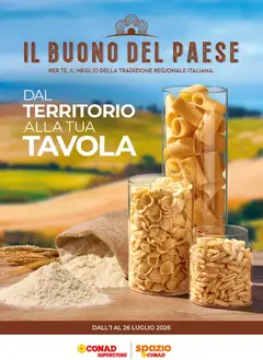 Anteprima dell'opuscolo Conad volantino Buono del Paese Sicilia dal negozio Conad valido da 01/07/2026