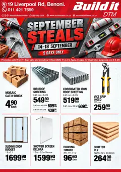 Preview of Build It flyer valid from 14/09/2026