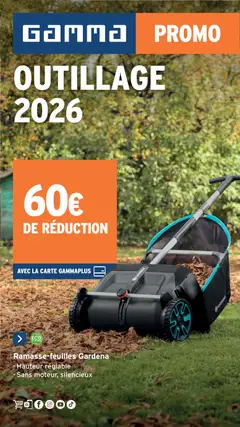 Voorbeeld van GAMMA Outillage van winkel GAMMA geldig vanaf 26/08/2026