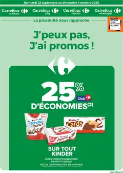 Prévisualisation de Carrefour contact catalogue du magasin Carrefour contact formulaire valide 22/09/2026