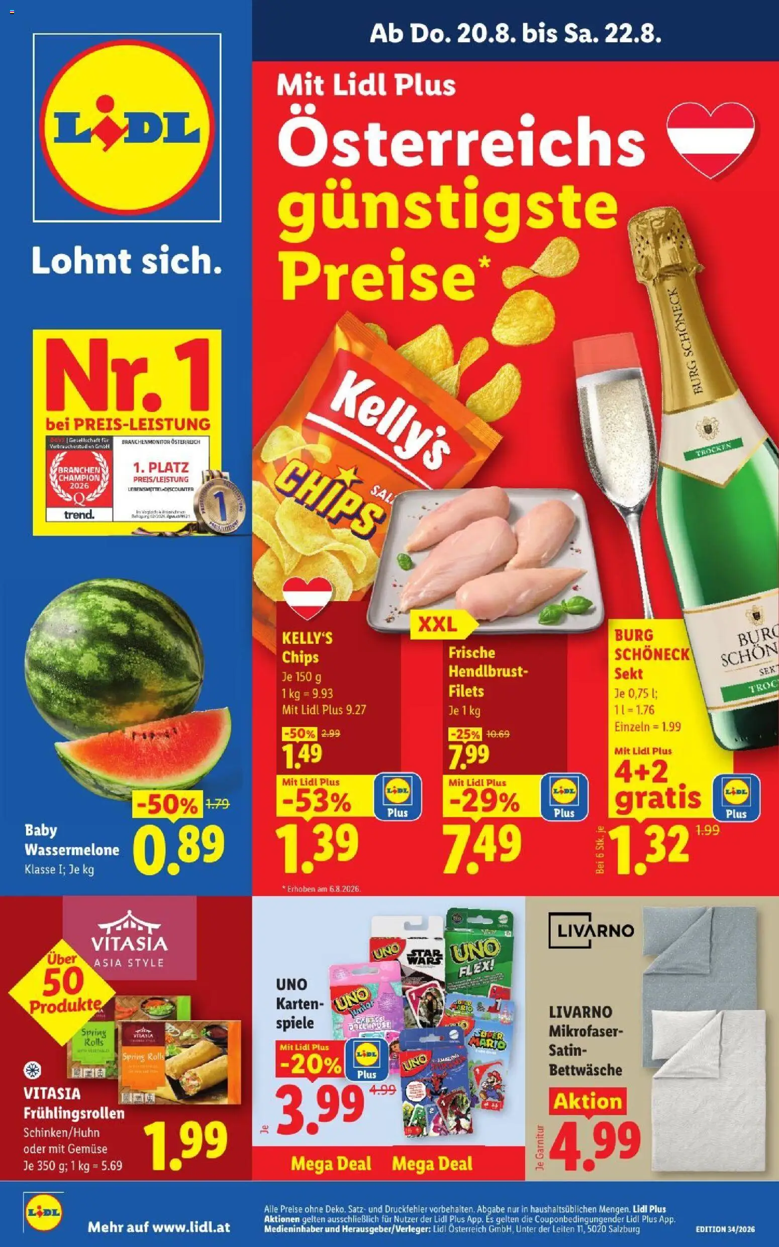Vorschau der Angebote: Lidl Lidl - Flugblatt gültig ab 20.08.2026