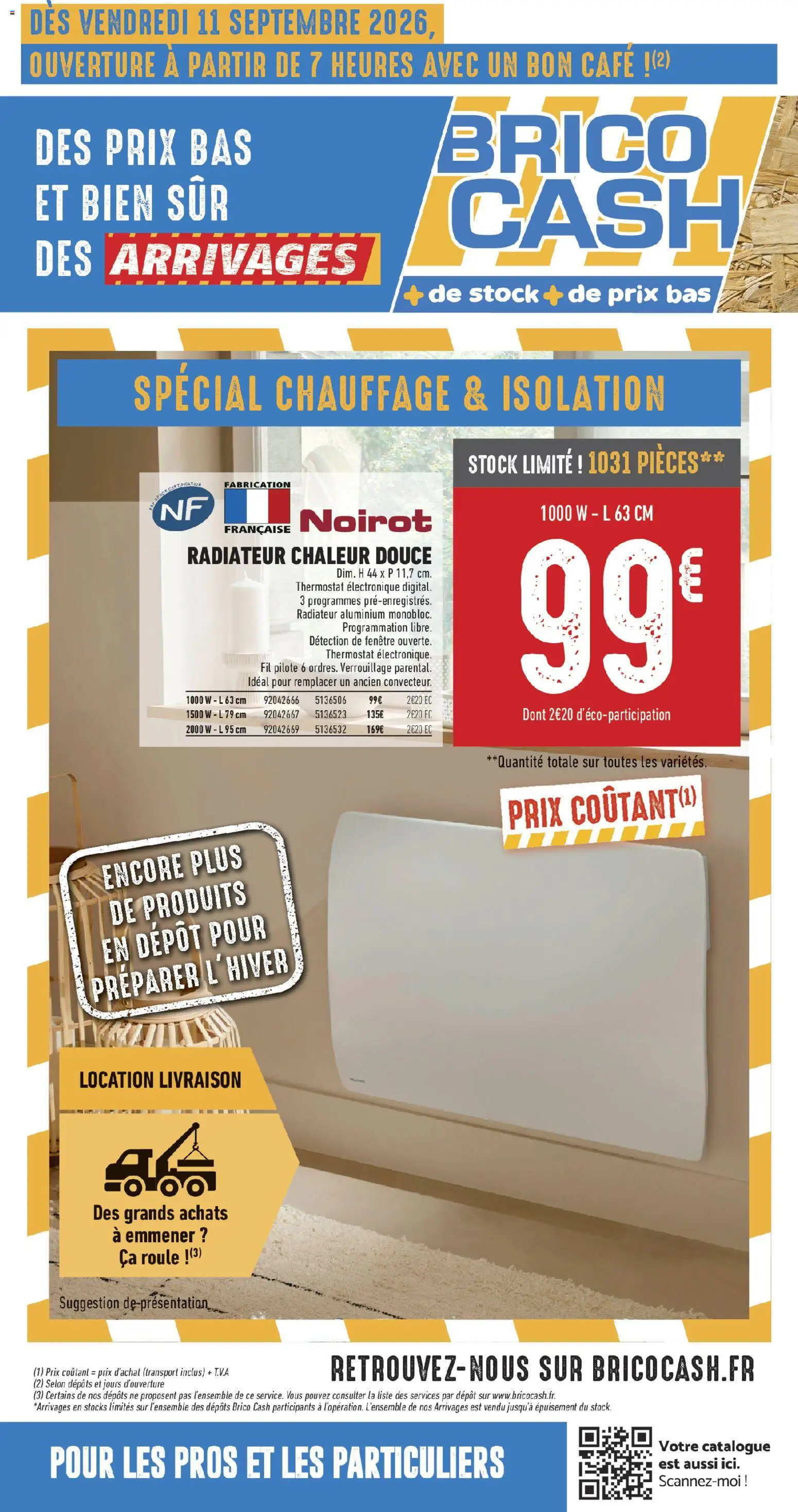 Prévisualisation de Brico Cash catalogue du magasin Brico Cash formulaire valide 11/09/2026