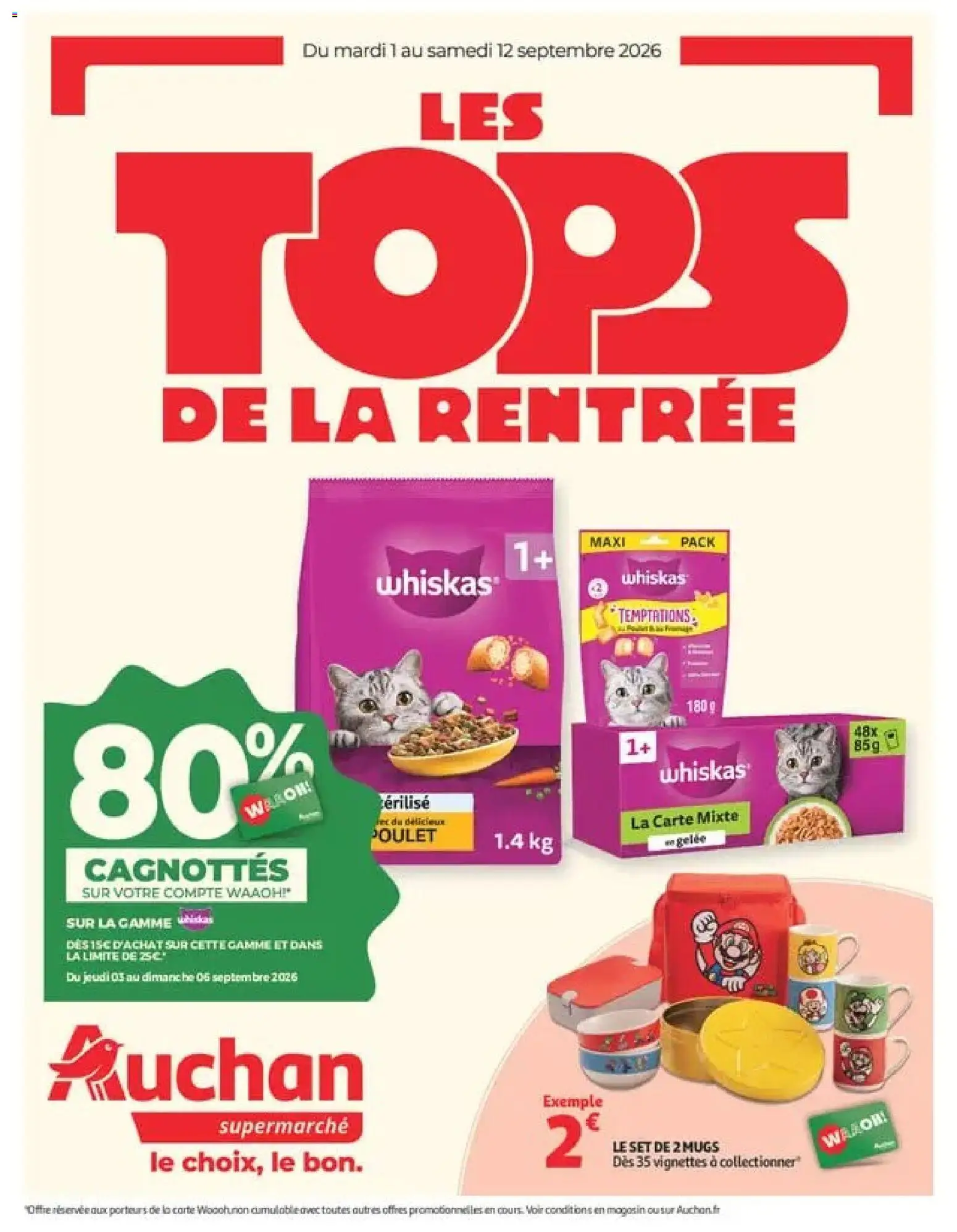 Prévisualisation de Auchan Tops rentrée supers du magasin Auchan formulaire valide 01/09/2026