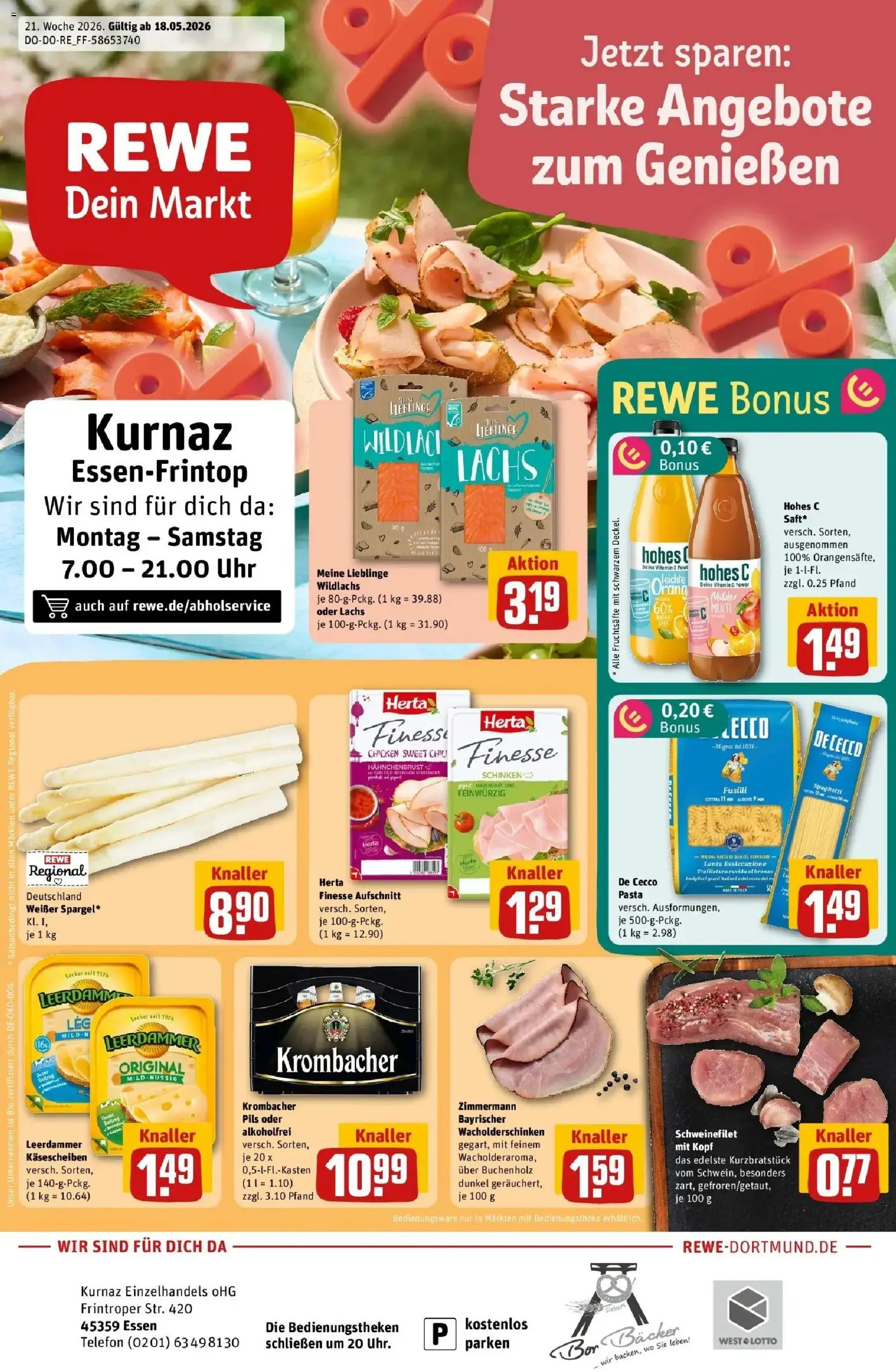 Vorschau von dem Prospekt des Geschäftes Rewe, gültig ab dem 18.05.2026