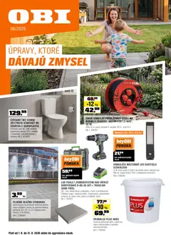 Náhľad OBI letáku platného od 01.08.2026