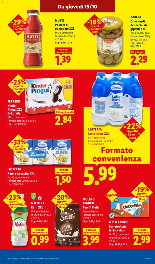 Nuovo volantino Lidl dal 15/10