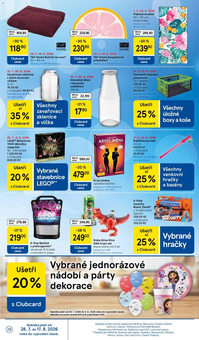 Nový Tesco leták od 29.07.