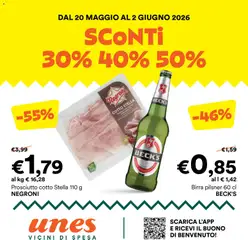 Anteprima dell'opuscolo Unes volantino dal negozio Unes valido da 20/05/2026
