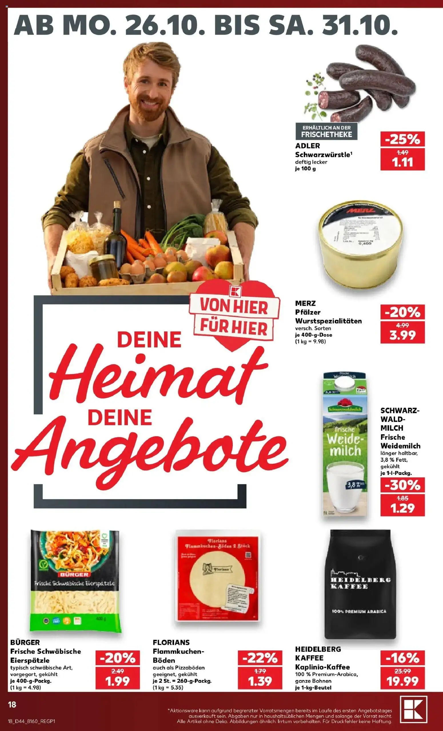 Vorschau von dem Prospekt des Geschäftes Kaufland, gültig ab dem 26.10.2026