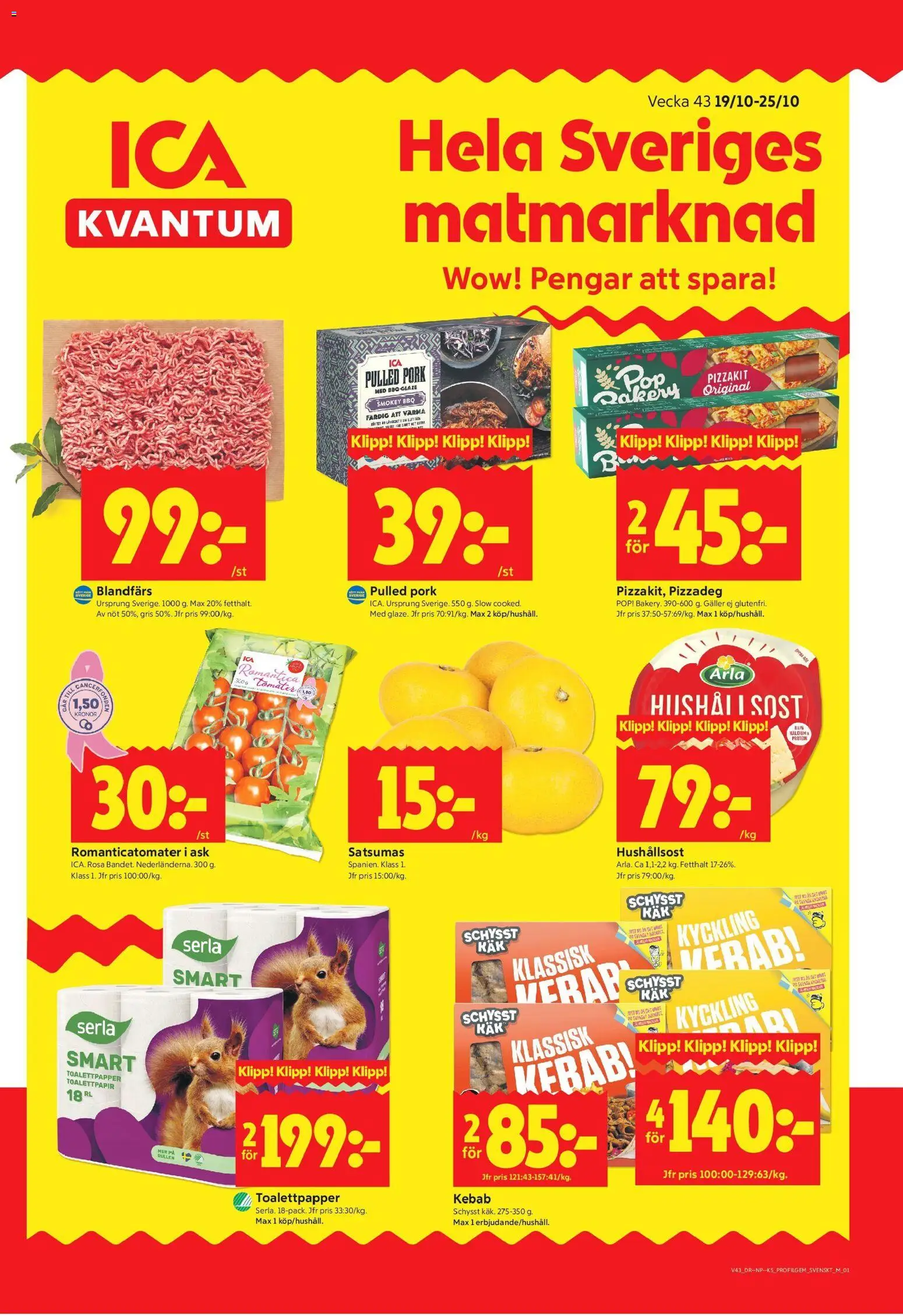 Förhandsgranska reklamblad ICA Kvantum erbjudanden från butik ICA Kvantum gäller från 19/10/2026