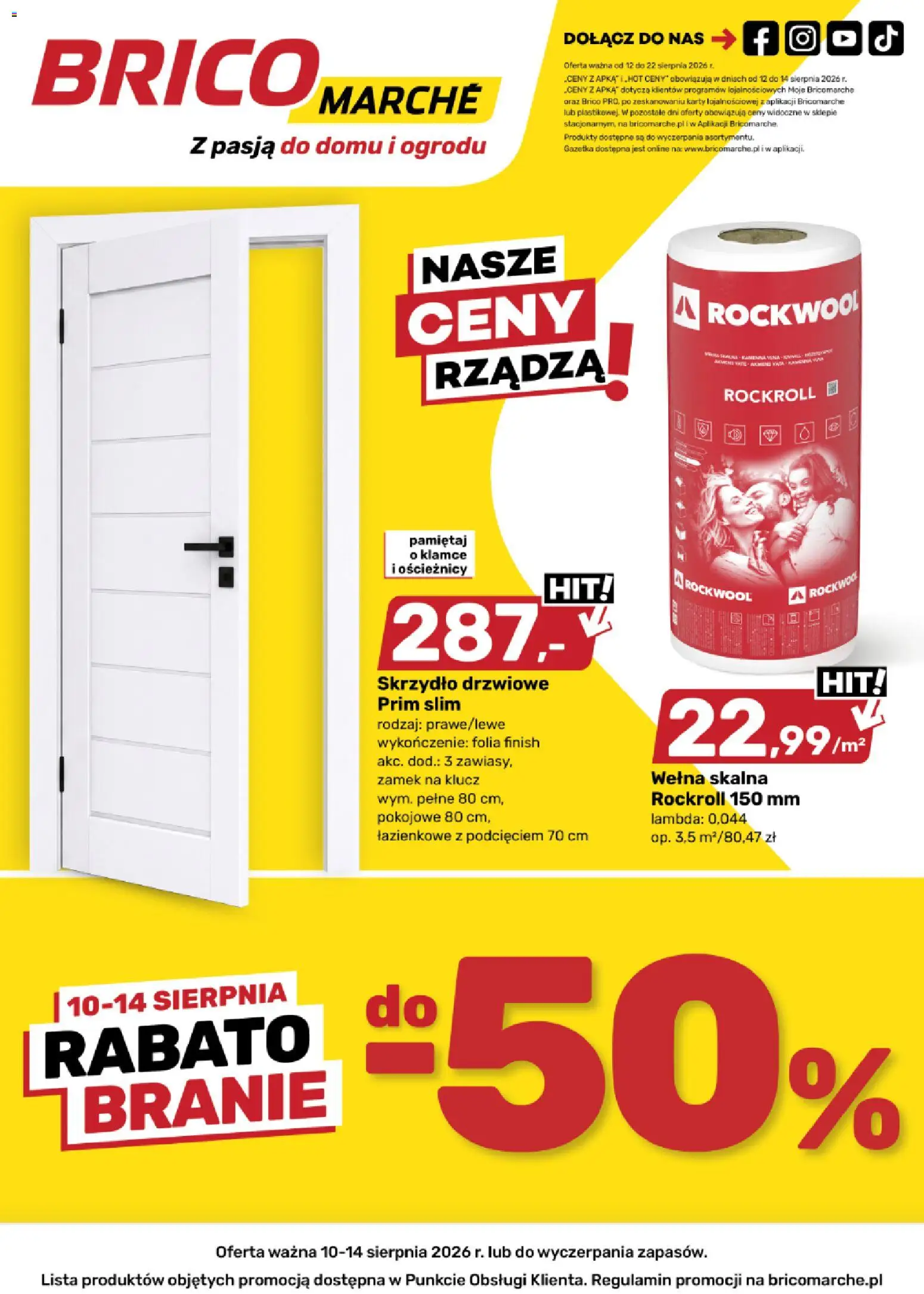 Pogląd gazetki "Brico Marché gazetka" ze sklepu Brico Marché ważnej od 12.08.2026