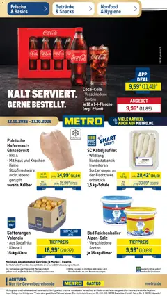 Vorschau von dem Prospekt des Geschäftes Metro, gültig ab dem 12.10.2026